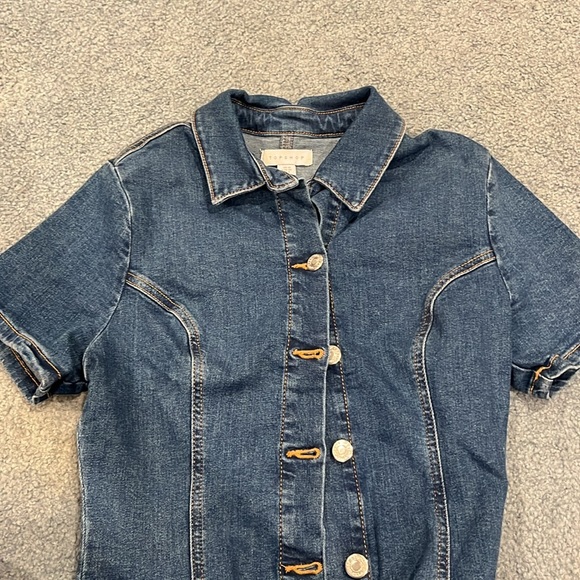 Topshop Denim Romper - Picture 3 of 3